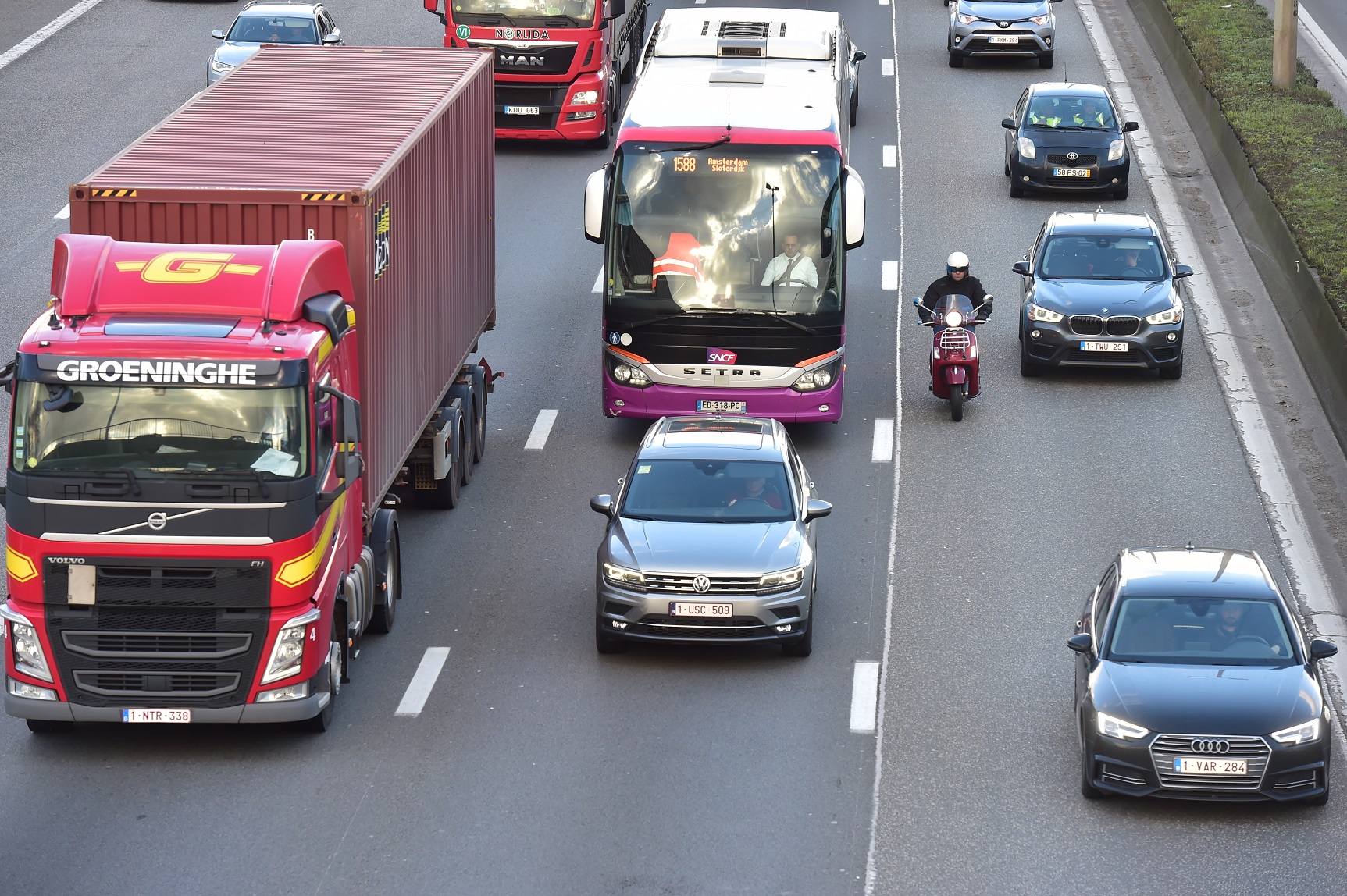 Meer dan de helft van de gecontroleerde vrachtwagens in overtreding ...