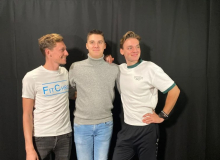 Thomas, Joppe en Selle van start-up FitChro