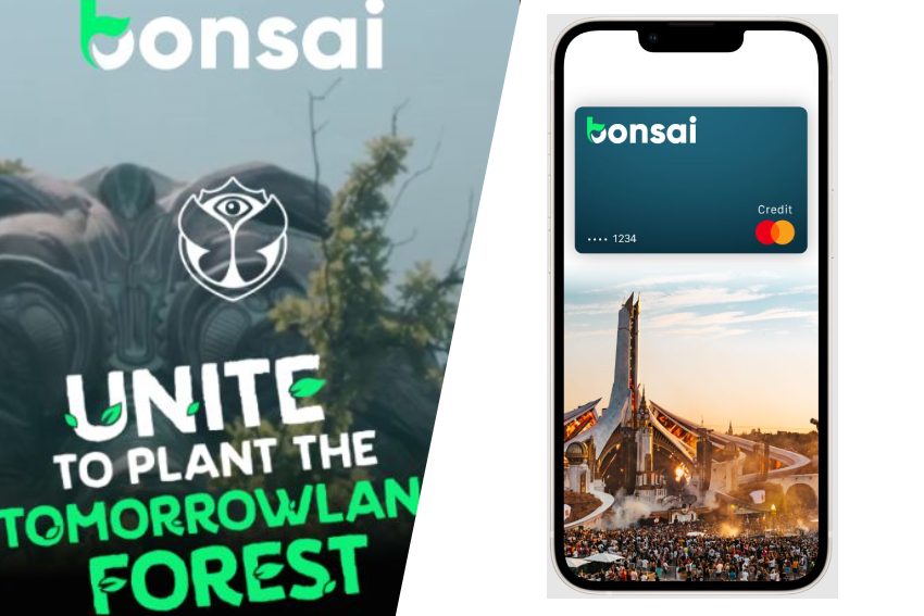 Tomorrowland en groene betaalapp bonsai roepen op om ‘Tomorrowland bos