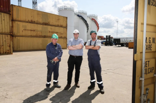 Marc Van Deuren, Peter Van de Perck en Tim Rademakers. Foto: koen fasseur