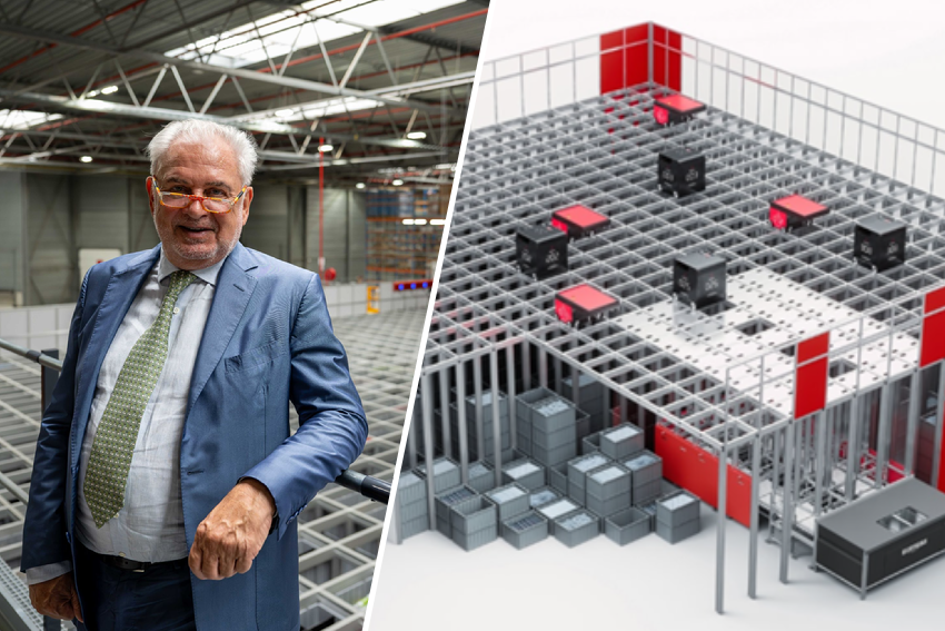 Fernand Huts en Gamma lanceren robots die uw bestellingen klaarzetten ...