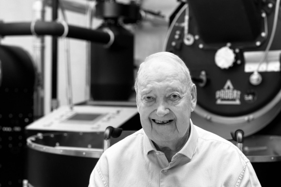 “Koffiebrander in hart en ziel” Robert De Smet (87) van De Witte Zwaan