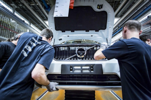 Volvo Cars heeft een grote productievestiging in Gent