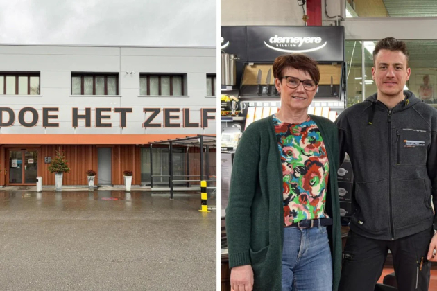 Chris en Simon vieren met hun familie de 50ste verjaardag van de doe-het-zelfzaak