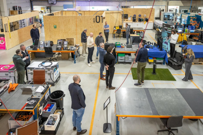 De open werkruimte van Voxdale