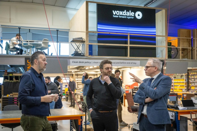 Jan Stryckers, CEO van Raw Stadia, en Voxdale CEO Tim Dieryckx