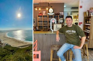 Michaël Leemans, de vroegere cafébaas van Den Biechtstoel, opende een kroeg in Nazaré, een populaire kustplaats in Portugal.