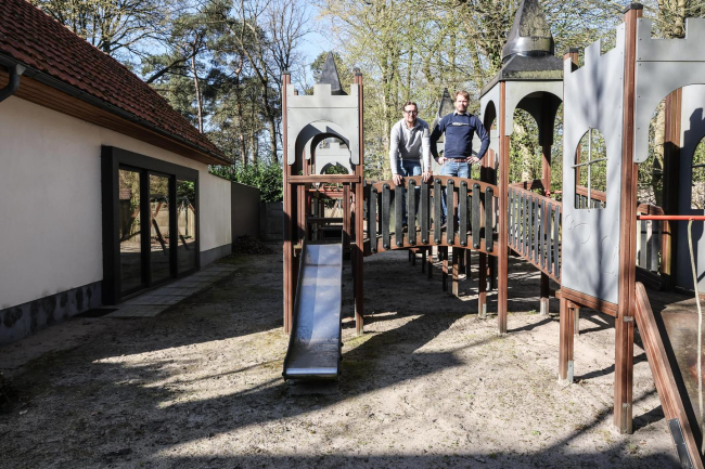 De speeltuin, altijd een aantrekkingspool geweest, blijft staan