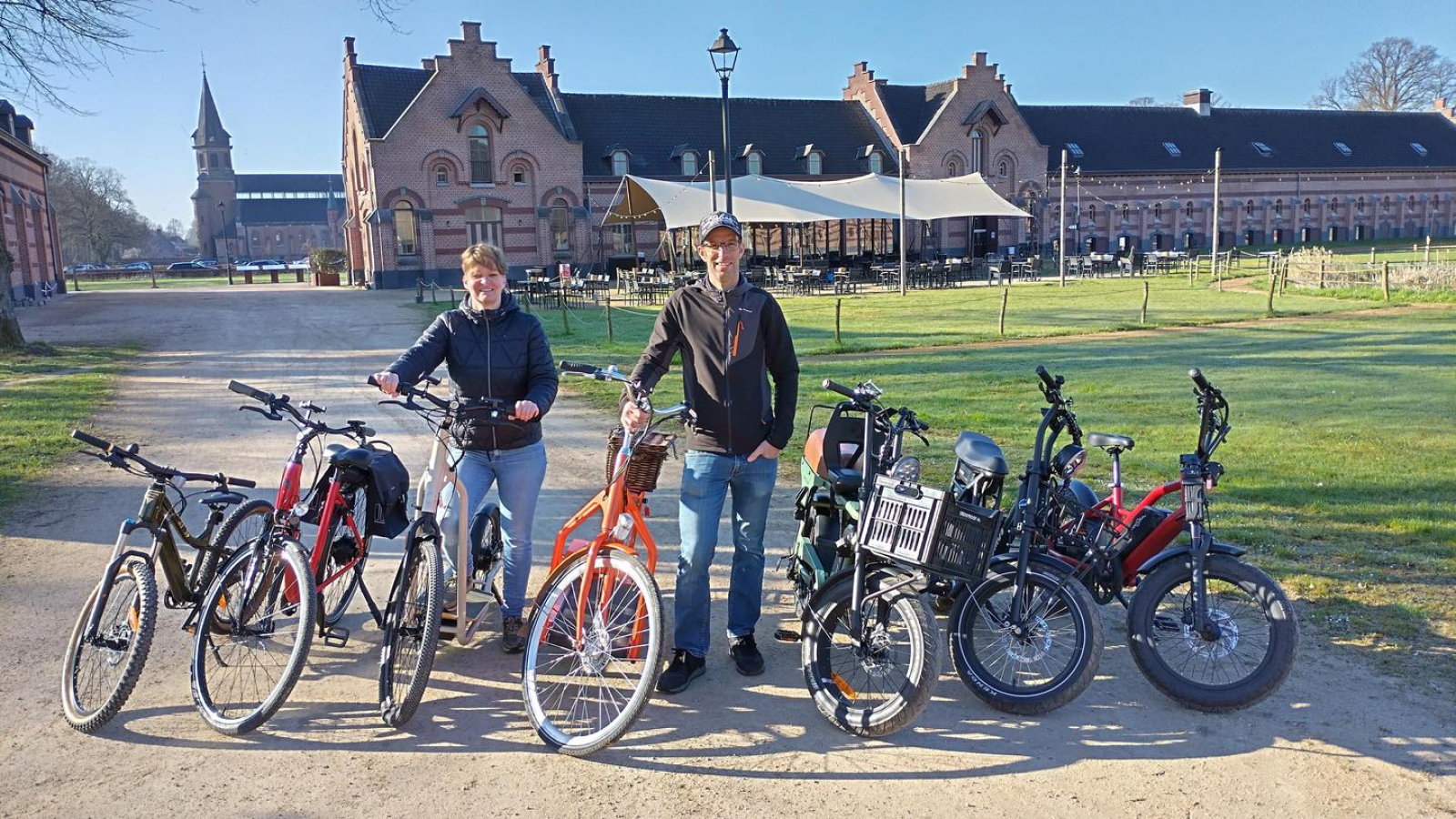 Ellen Hendriks en Raf Vermonden zijn met Velofun een samenwerking gestart met Colonie7 in Merksplas-Kolonie_