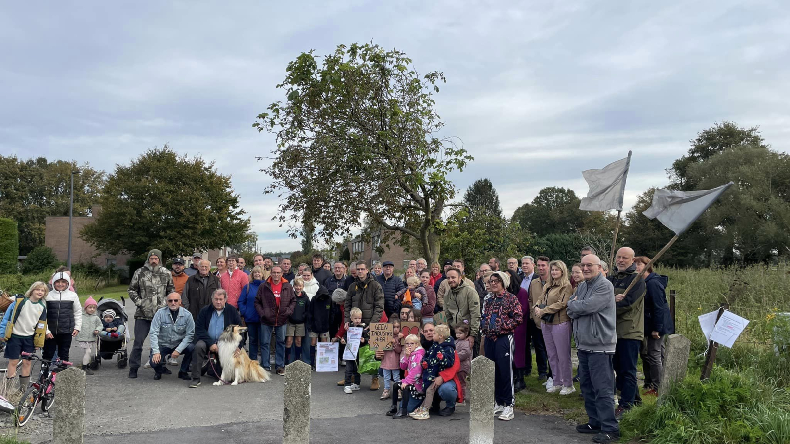 Foto – Een deel van het actiecomité