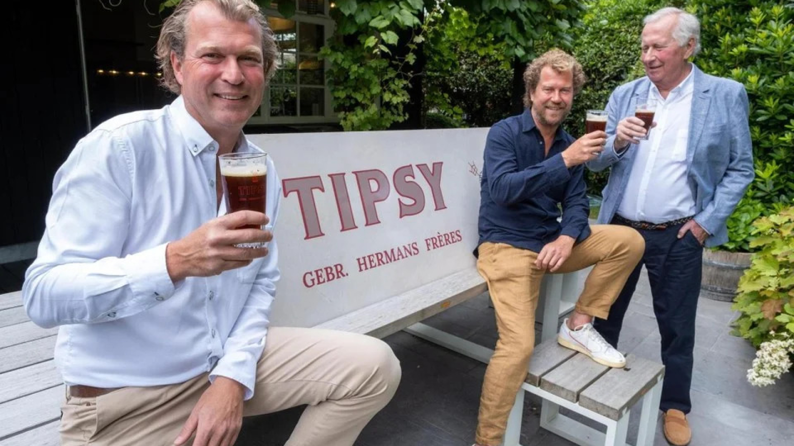 Joey, broer Marc en vader Jo