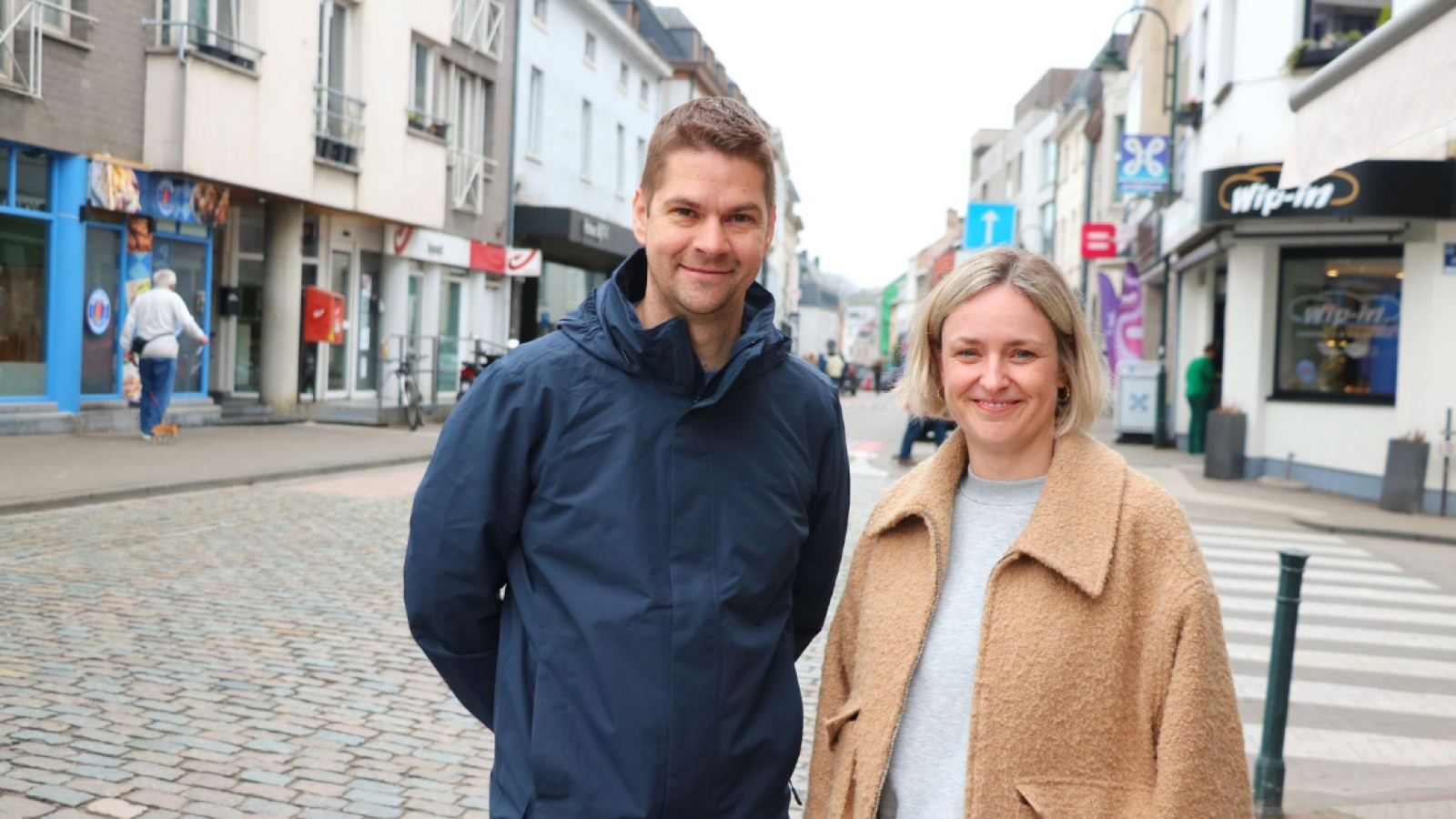 Schepenen Jan Trappeniers en Ineke Casier