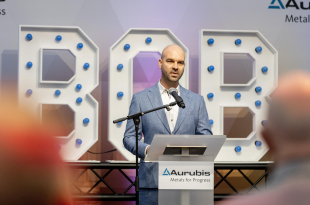 Managing director Hans Van de Water van Aurubis.