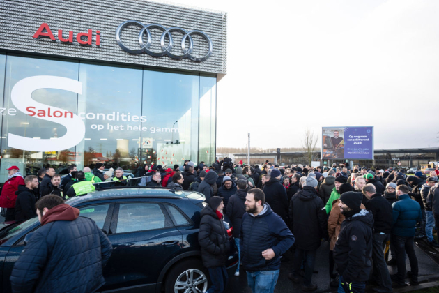 Mobilization Day Of Audi Brussels Workers