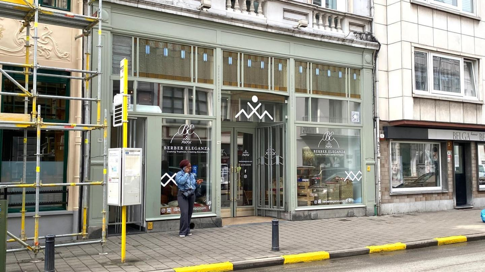 Berber Eleganza winkel op de Steendam in Gent