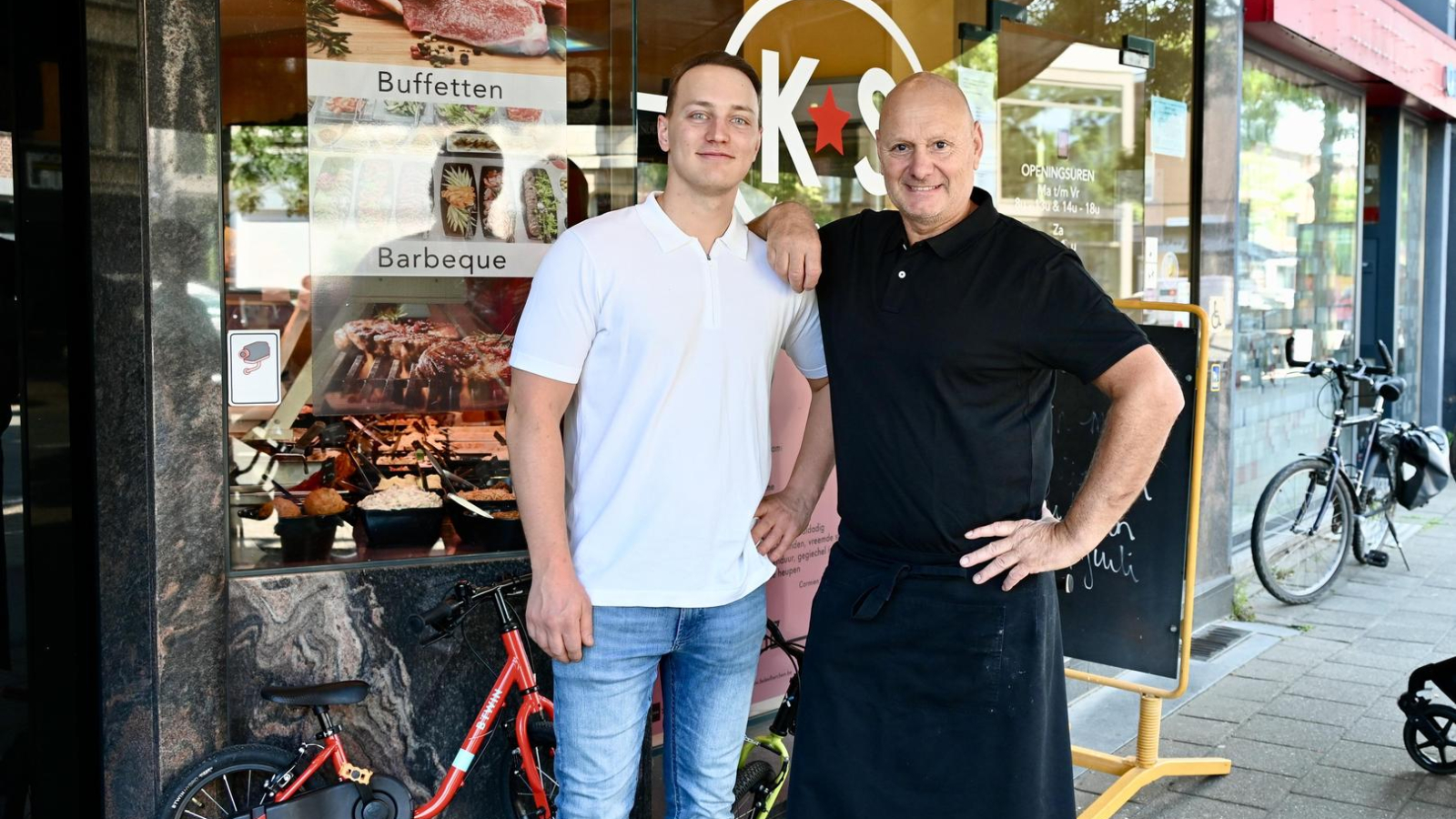 Dorian Peeters (links) neemt de zaak over van Dirk Van Bunder