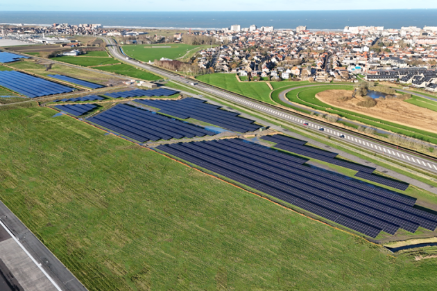 Luchthaven Ostend-Bruges Airport zonnepanelen (1)