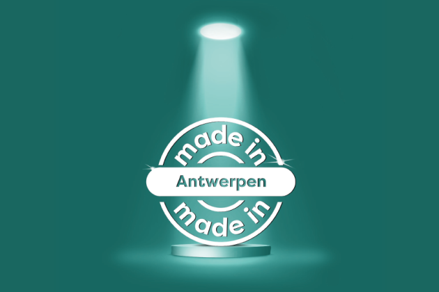 Product Made in Antwerpen Stempel