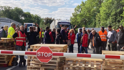 De werknemers van koerierbedrijf UPS in het Vlaams-Brabantse Diegem zijn weer aan de slag.