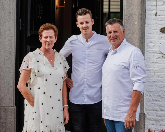 Carl Wens van De Pastorie met zijn vrouw Loes en zoon Wout