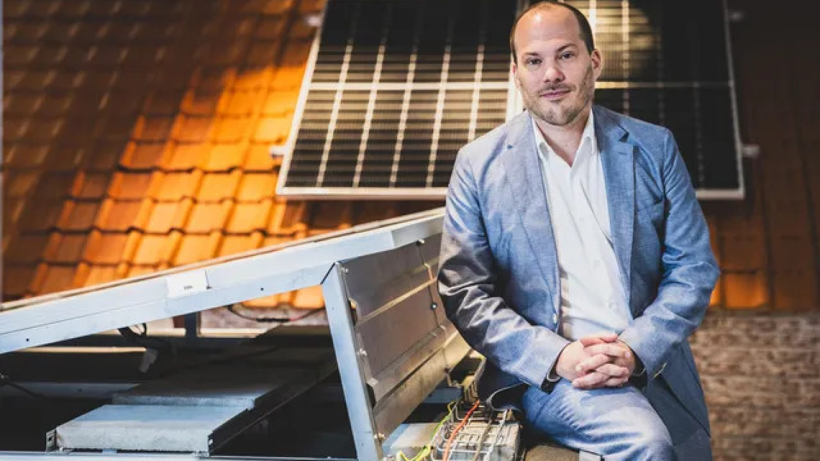De topman van Energyvision Maarten Michielssens