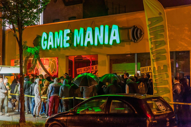 Game Mania-winkel in Merksem