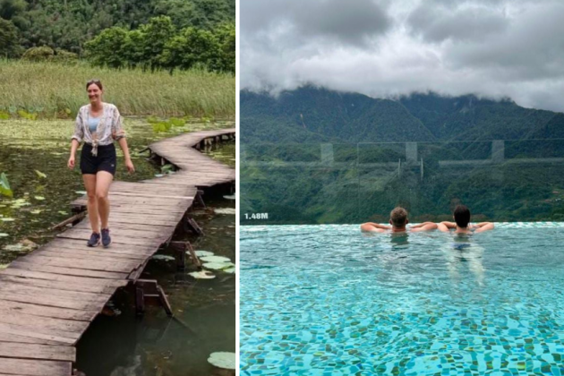 Jelene Verbruggen spendeert haar bouwverlof in het bergachtige landschap van Noord-Vietnam.