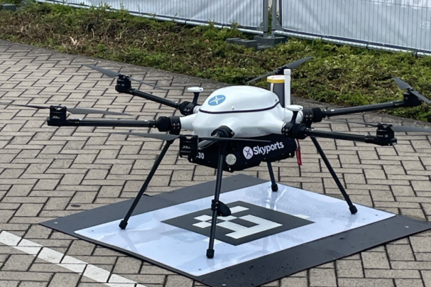 AZ Turnhout Skyports drone