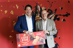 Lotus Bakeries-CEO Jan Boone en Mondelez-CEO Dirk Van de Put
