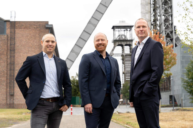 Marc Claesen mede-oprichter CFO Nico Verbeeck mede-oprichter en Steven Verhoeven CEO