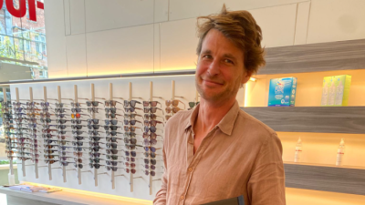 Mike Vandeputte van Opti-Shop