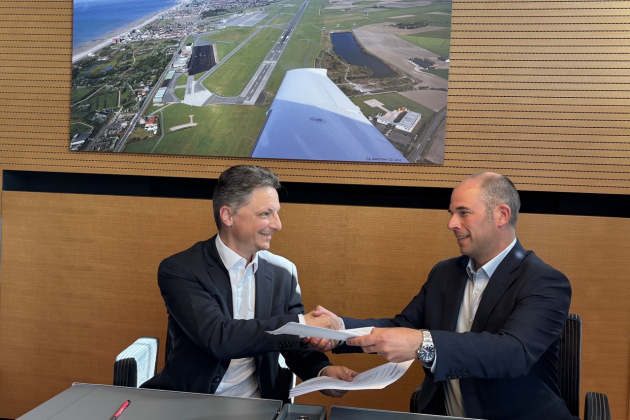 Ostend-Bruges Airport Nathan De Valck and Peter Roberts LeShuttleFreight_