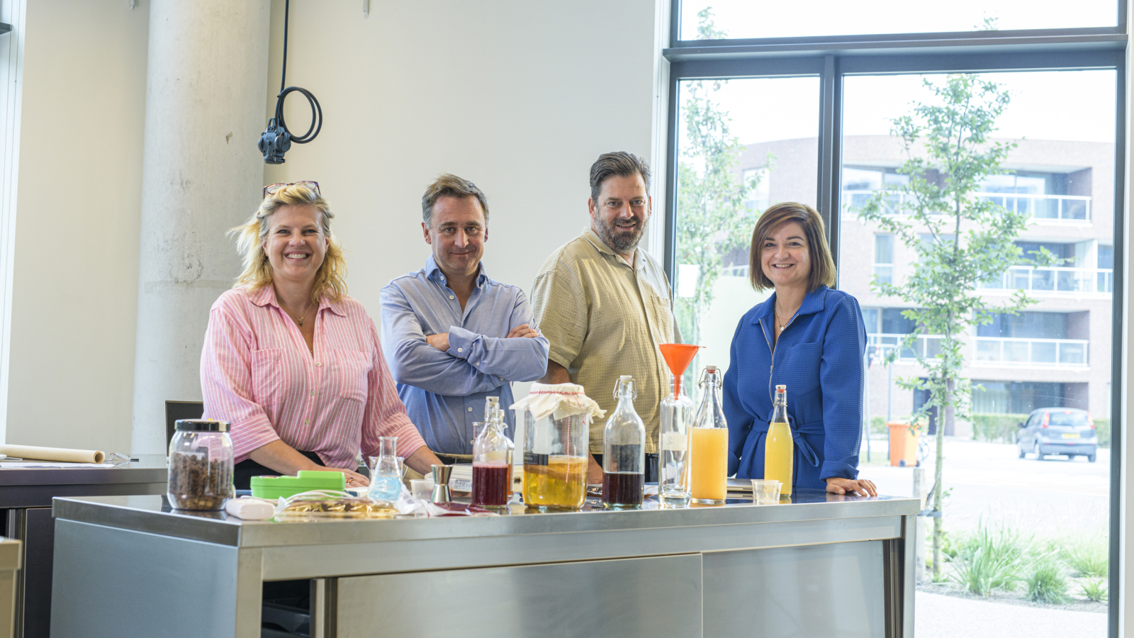 Severine Distave, Ludovic Depoortere, Maxime Willems, Emilie Decoutere.