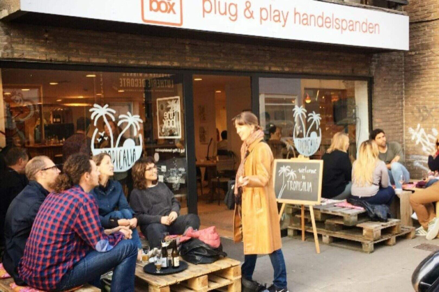 The Box, in de Dampoortstraat, kreeg om de drie maanden een nieuwe invulling van een startende ondernemer