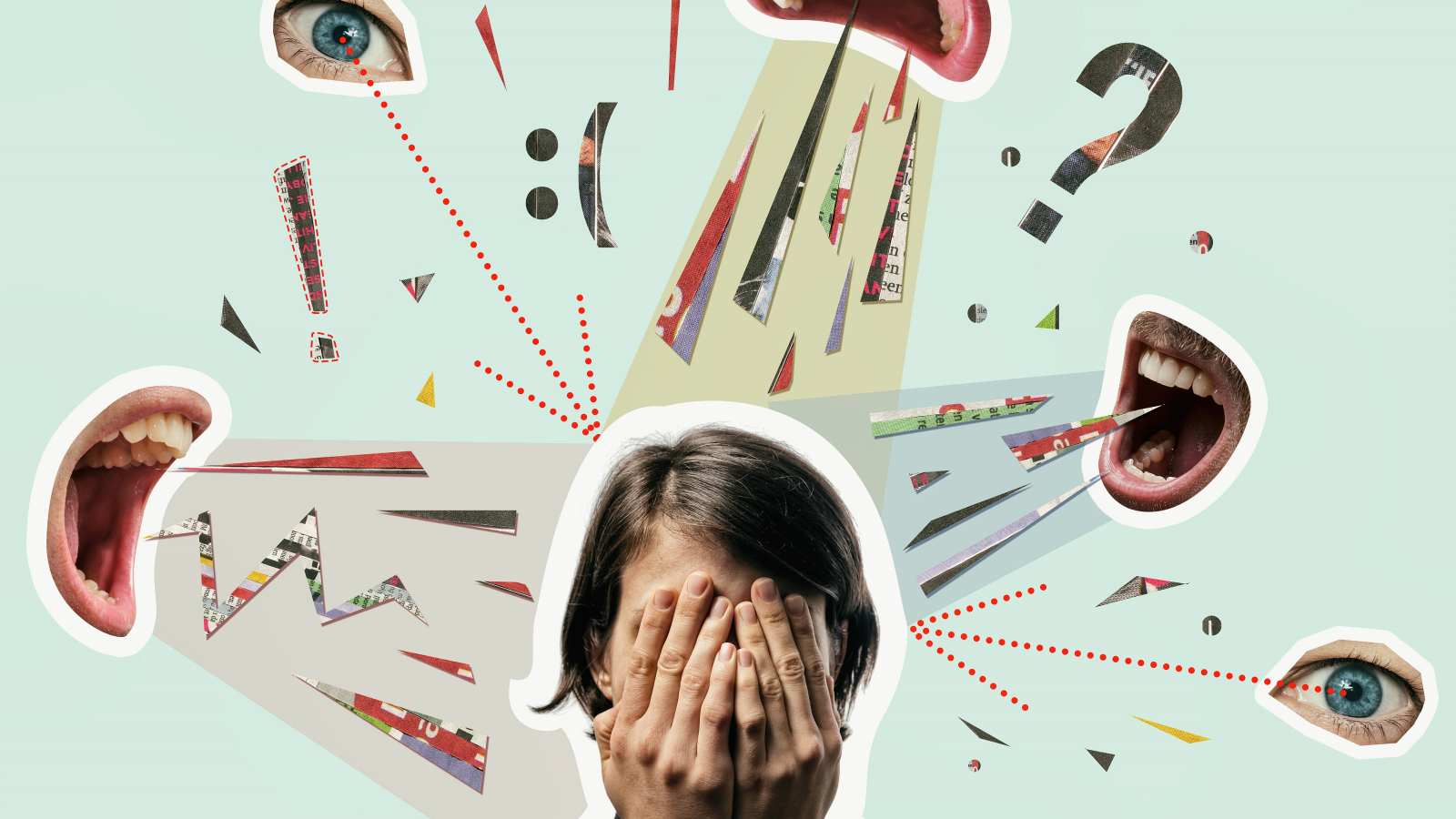 Bullying, abuse, harassment. Concept.