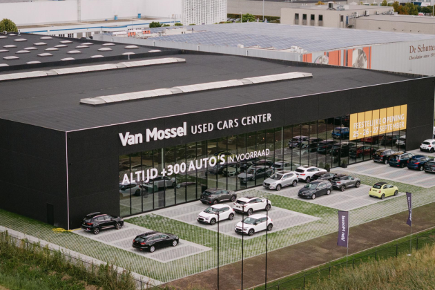 Van Mossel opent grootste indoor tweedehandswagencenter van België in Lokeren
