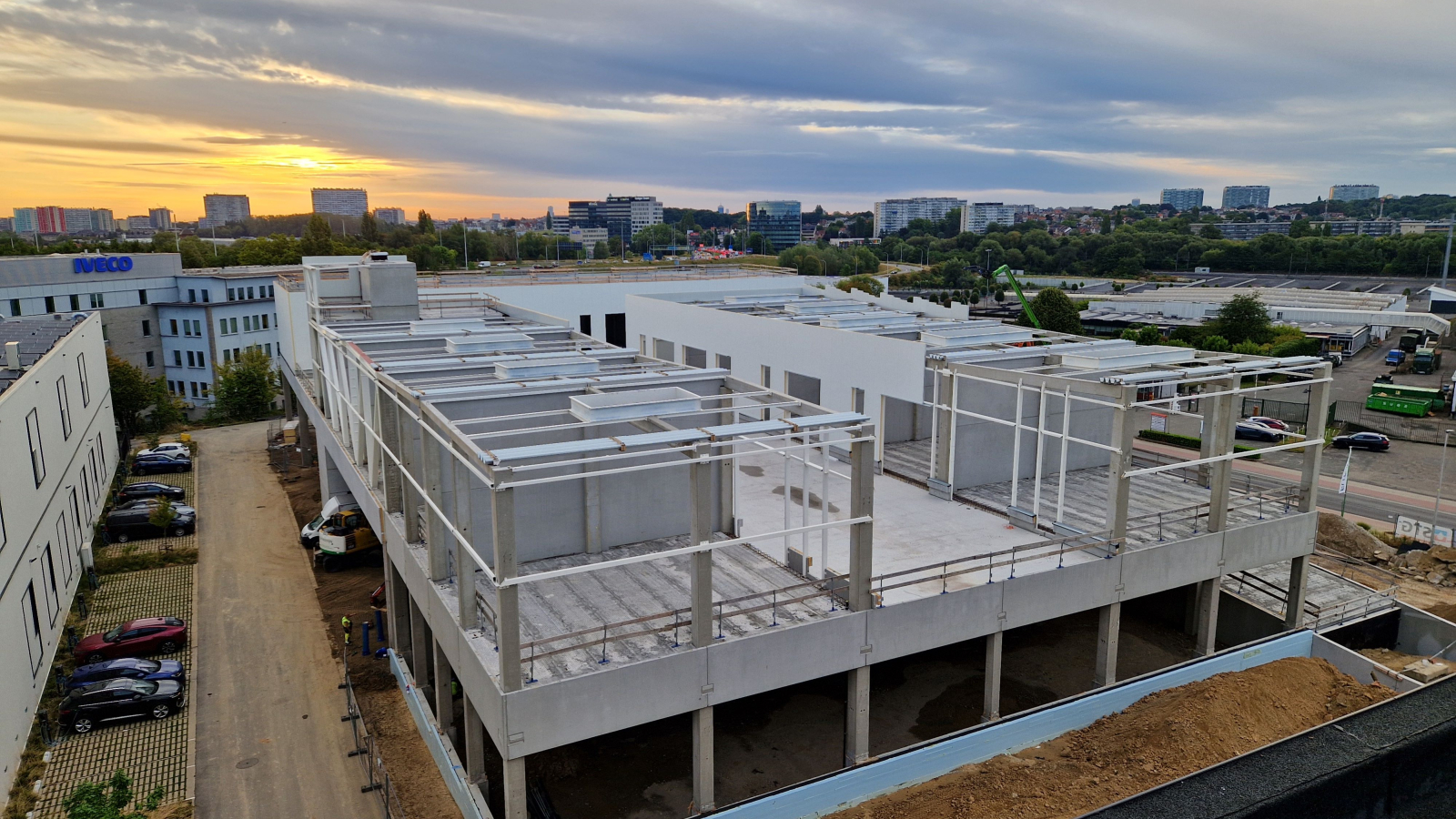 Bedrijfsverzamelgebouw laatste fase – werfupdate