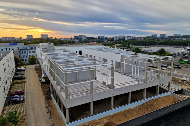 Bedrijfsverzamelgebouw laatste fase – werfupdate