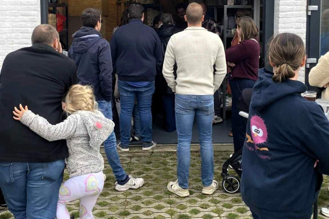 De toeloop voor de eerste verkoopmomenten was meteen gigantisch