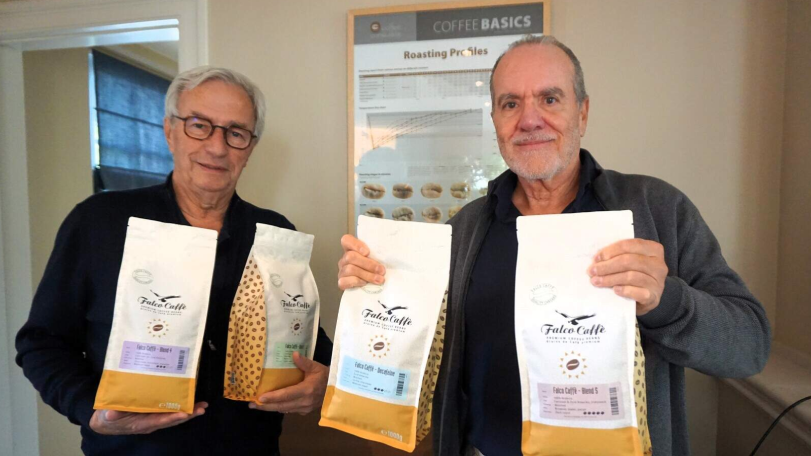 Falco Caffè Frank Witsel en Vic Sondag