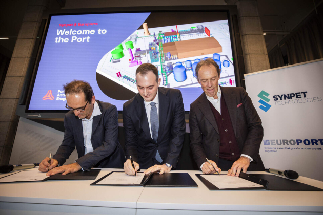 Frédéric Platini van Euroports, Cem Özsüer en Jacques Vandermeiren