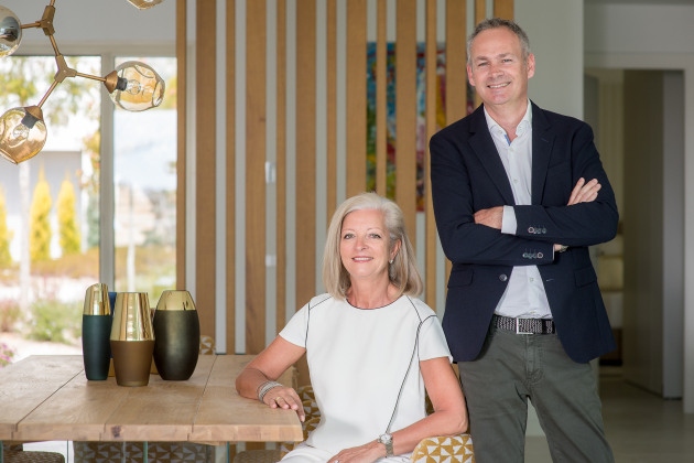 Leen Vermeulen en haar man Steven Theunis