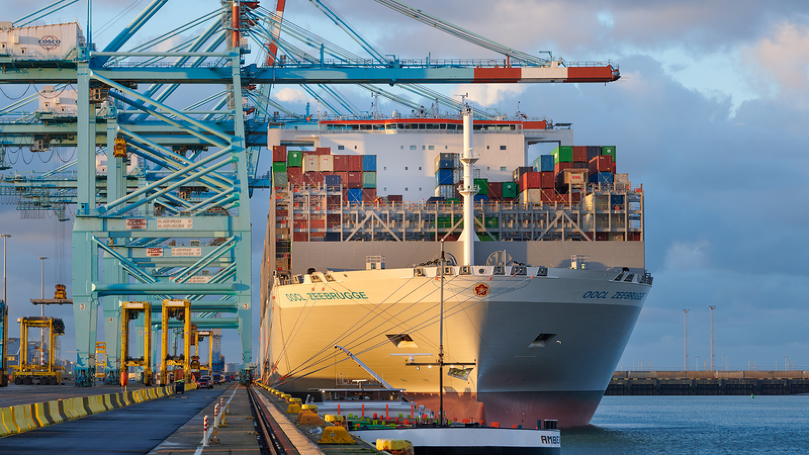 Zeebrugge haven prachtige foto schip