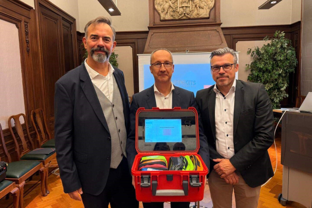 De 3 oprichters, met vlnr Roald Vandepitte, Olivier Troch en Dave Van Calster