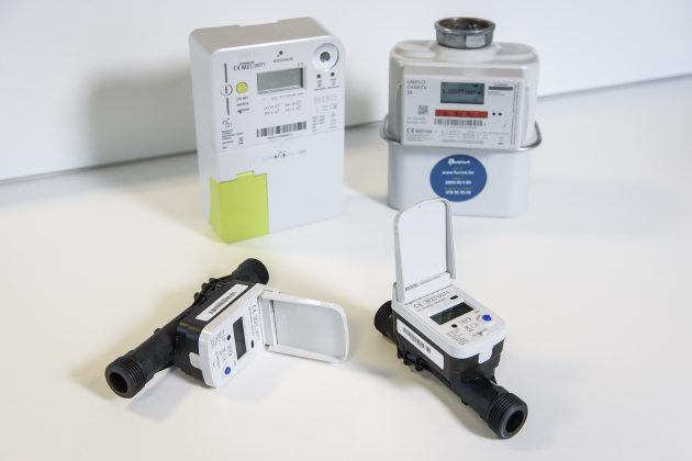 Digitale water- en energiemeters