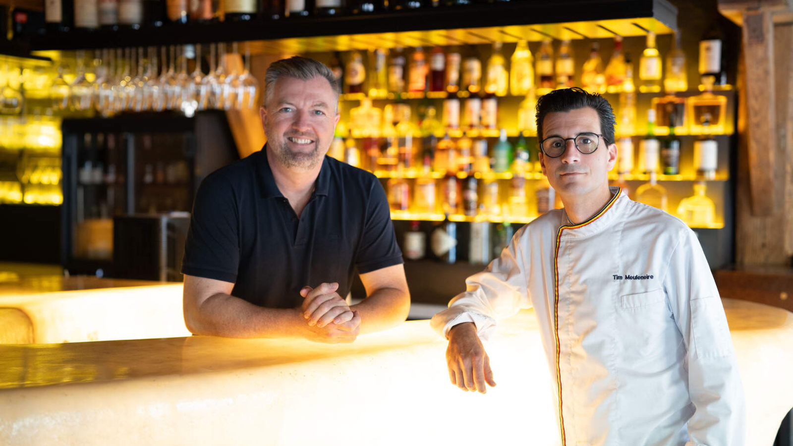 Eigenaar Tom d’Hooghe en de nieuwe chef Tim Meuleneire