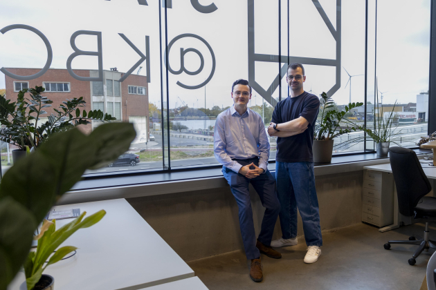 Matthew Spencer en Thomas Cambier, oprichters van FlockScore