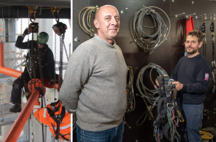 Pascal Gavart en Lander Sannen van het bedrijf CRI, hier in het hoofdkantoor in Waarloos (Kontich).