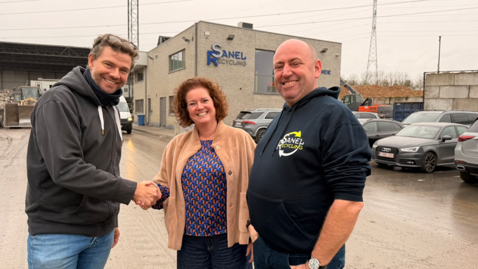 Vlnr:	Erik Doets – Sanny Van Rie – Elias Vandevoorde.