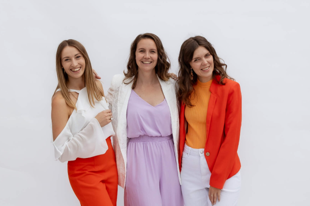 Vicky Nagels, Kay Verhaeren en Laura Vermeylen organiseren samen Route Romantique bij Calle Gato in Heist-op-den-Berg.